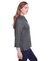 Ladies' Crown Collection® Stretch Broadcloth Three-Quarter Sleeve Blouse