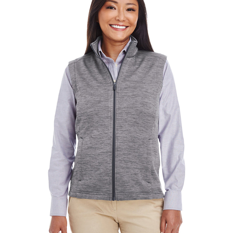 Ladies' Newbury Mélange Fleece Vest