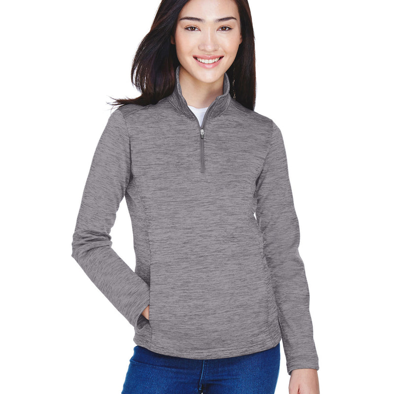 Ladies' Newbury Mélange Fleece Quarter-Zip