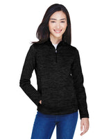 Ladies' Newbury Mélange Fleece Quarter-Zip