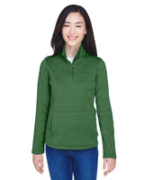 Ladies' Newbury Mélange Fleece Quarter-Zip