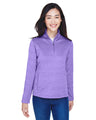 Ladies' Newbury Mélange Fleece Quarter-Zip