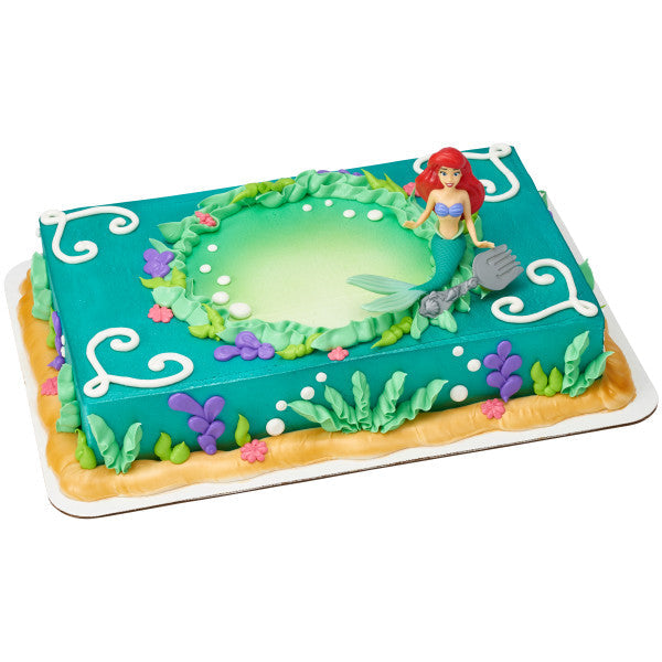 Disney Princess Ariel Colors of the Sea Cake Topper – 2-Piece Set by DecoPac