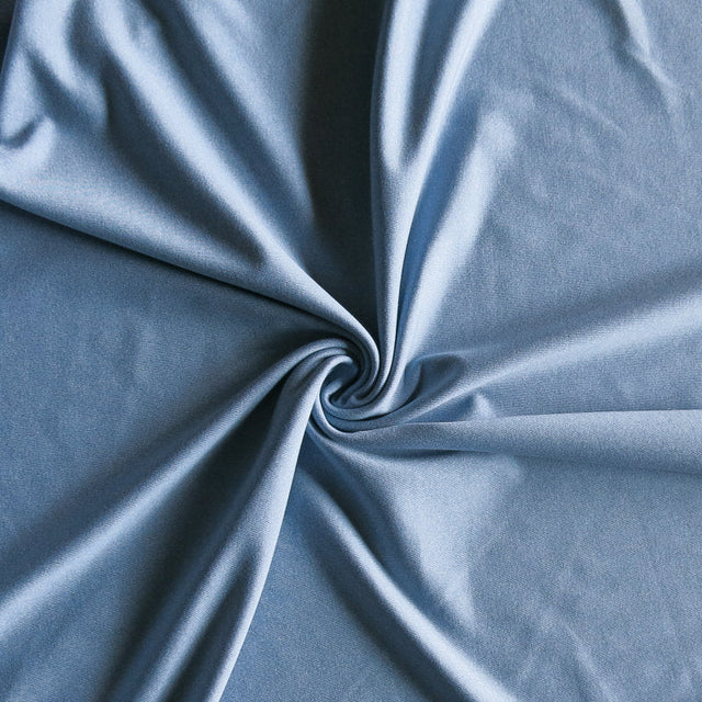 Poly Spandex Athletic Jersey Knit Fabric - Dharma Heathered Faded Denim