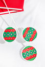 21.5" Diamond Ornament Spray