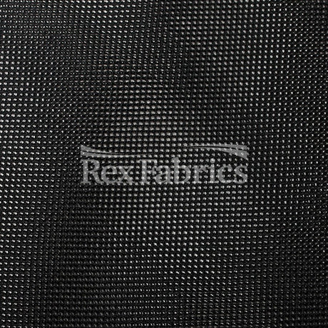 Diamond Crochet Polyester Spandex Fabric - Black/White, Diamond Crochet Mesh, 58/60" Width (1 Yard)
