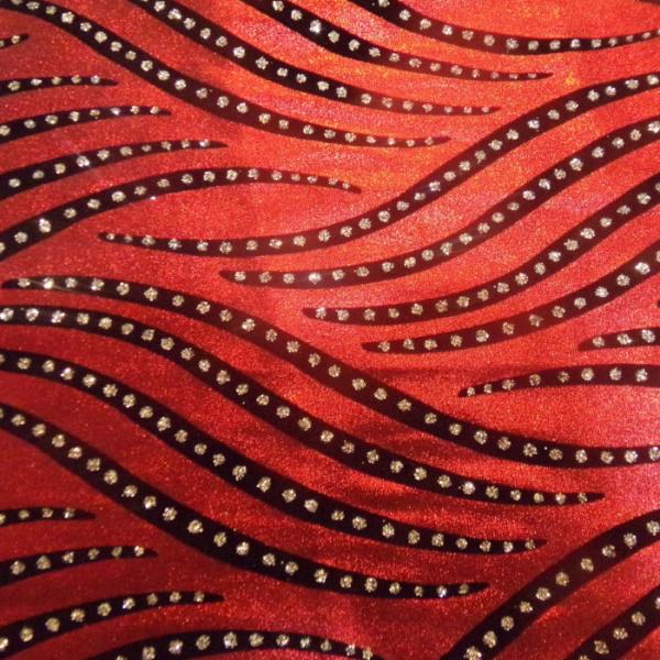 Printed Spandex Diamond Fury Zebra