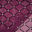 Diamonds Flocked Stretch Mesh