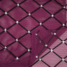 Diamonds Flocked Stretch Mesh