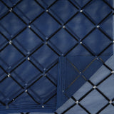 Diamonds Flocked Stretch Mesh