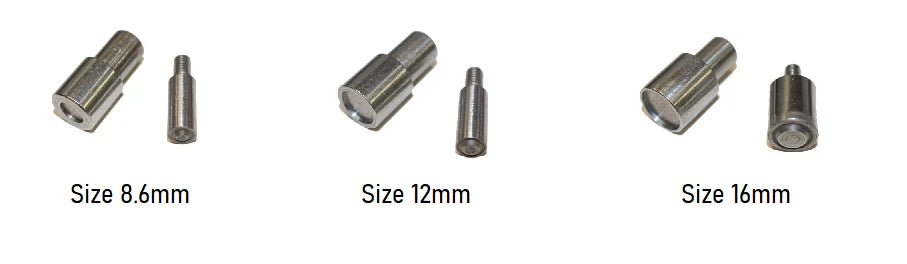 Press Die Set Heavy-Duty for Grommets, Snaps & Rivets - Machine Compatible