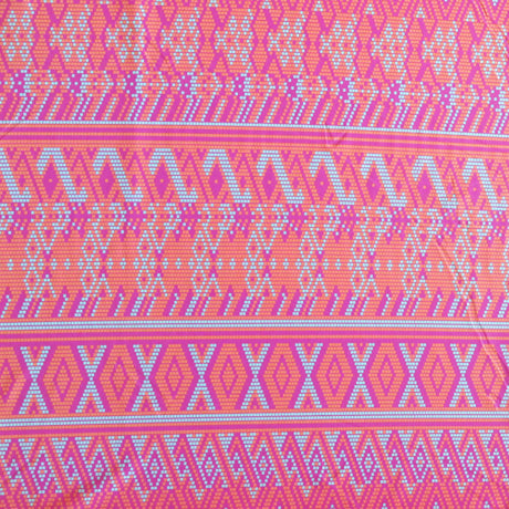Swim Knit Nylon Spandex Digital Ethnic Print