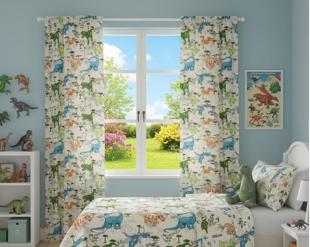 Quilting Cotton Dinosaurs Novelty Fabric 44/45" Wide