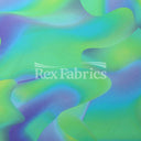 Disco Camo Nylon Spandex Fabric - Cool Combo Green, Warm Combo Pink, Watercolor Camo Print, 58/60" Width (1 Yard)