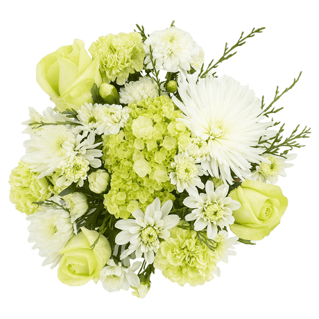 Christmas Snowflakes Flower Bouquets Fresh Holiday Arrangement Set