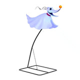 LED Zero Halloween Decoration with Light Up Pumpkin Nose 4.5 Feet