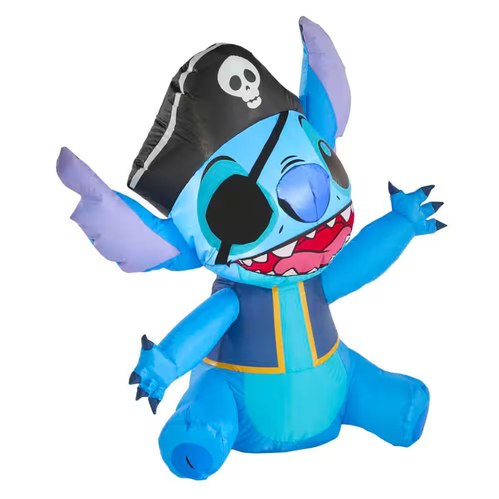 Stitch Airblown Inflatable Pirate Halloween Decoration Indoor LED Lights