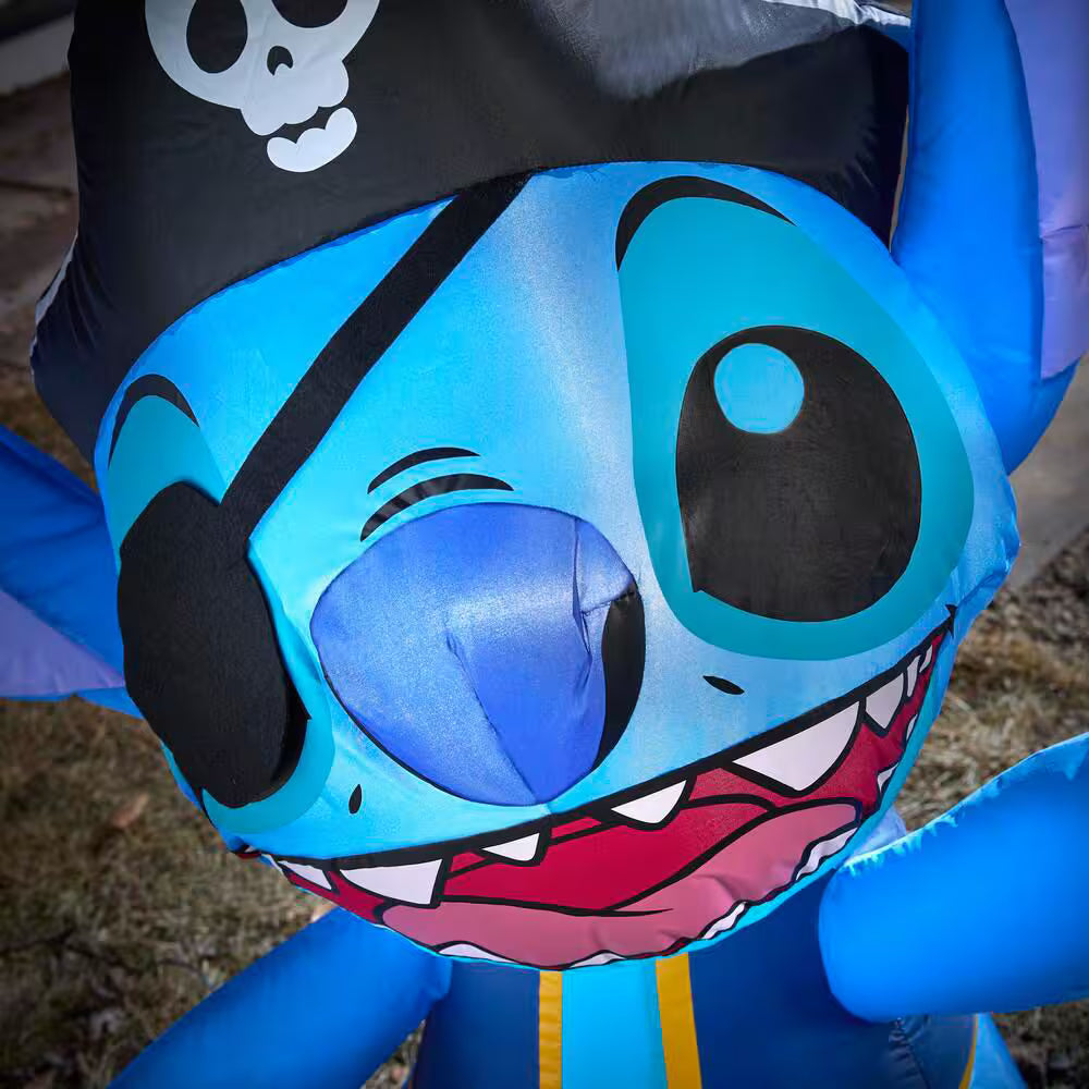 Stitch Airblown Inflatable Pirate Halloween Decoration Indoor LED Lights