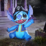 Stitch Airblown Inflatable Pirate Halloween Decoration Indoor LED Lights
