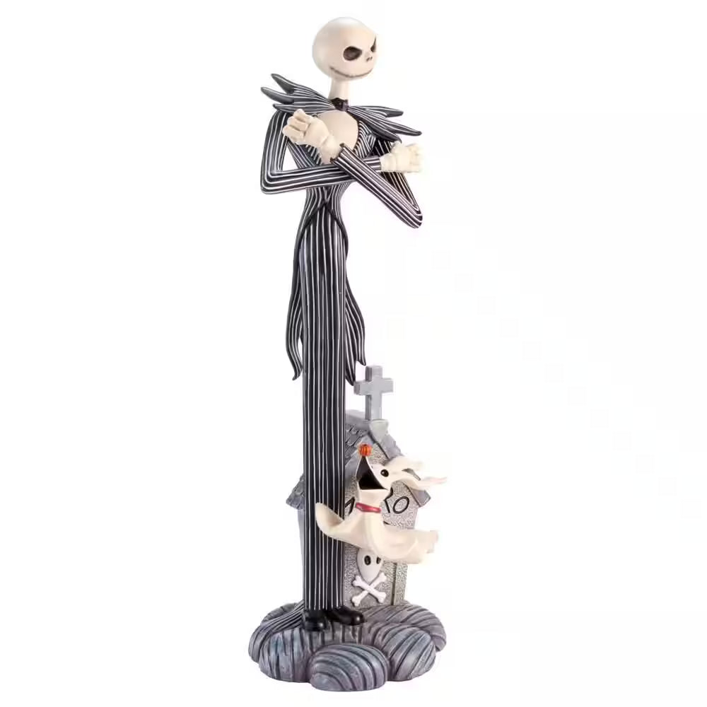 Jack Skellington and Zero Halloween Porch Greeter Indoor Outdoor Decoration