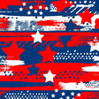 Printed Spandex Patriotic Stars & Stripes