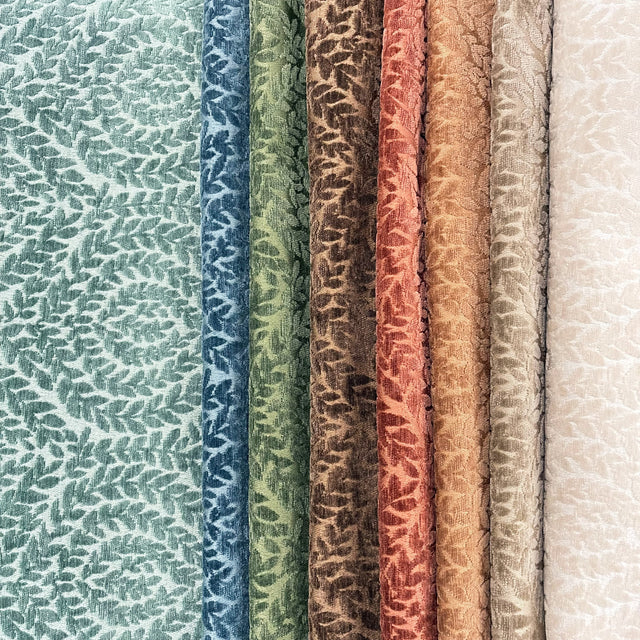 Chenille Jacquard Upholstery Fabric - Dixie Botanical