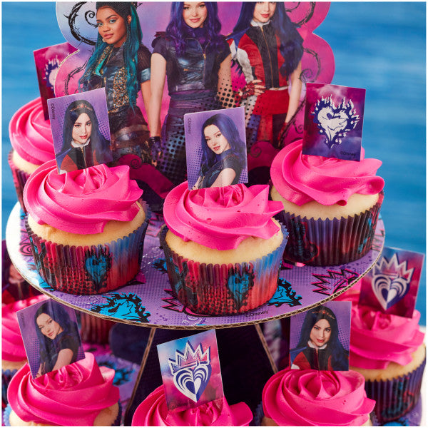 Wilton Disney Descendants 3 Cupcake Toppers, 24-Count