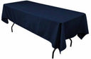 Mantel rectangular de poliéster 60x144 pulgadas – mantel duradero y reutilizable para bodas, fiestas, banquetes y eventos  