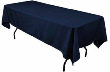 Polyester Rectangular Tablecloth 60x144 Inch – Durable Reusable Table Linen for Weddings, Parties, Banquets & Events