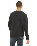 Bella Canvas 3945 Poly Cotton Fleece Fabric - Dark Grey Heather, Crewneck Sweatshirt, 52 Percent Cotton 48 Percent Polyester (1 Unit)