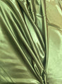 Dark Sage Polyester Bridal Satin Fabric - Dark Sage, 58"-60" Wide (1 Yard)