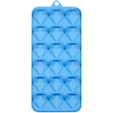 Wilton Diamond Silicone Candy Mold – Blue 18-Cavity