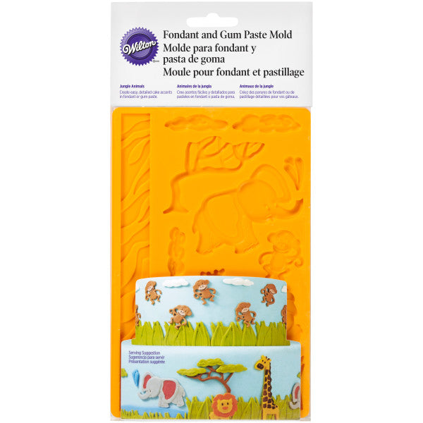 Wilton Jungle Animals Fondant and Gum Paste Mold