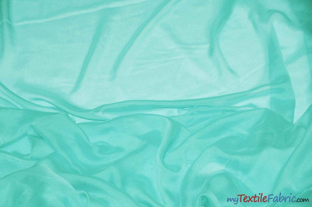 Two Tone Chiffon Polyester Fabric - Iridescent Sheer, 58/60" Width, Multiple Colors (Yards, Bolts, Sample Swatch)