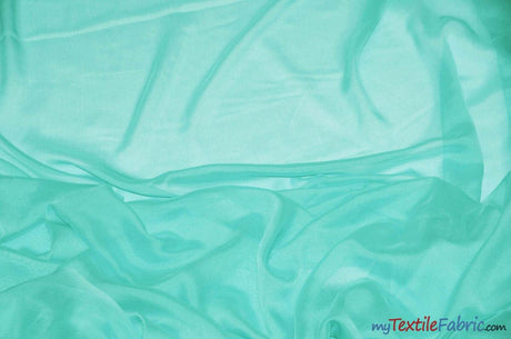 Two Tone Chiffon Polyester Fabric - Iridescent Sheer, 58/60" Width, Multiple Colors (Yards, Bolts, Sample Swatch)