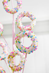 24” Pink Sprinkle Donut Spray