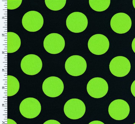 Printed Spandex Polka Dot Nylon Tricot