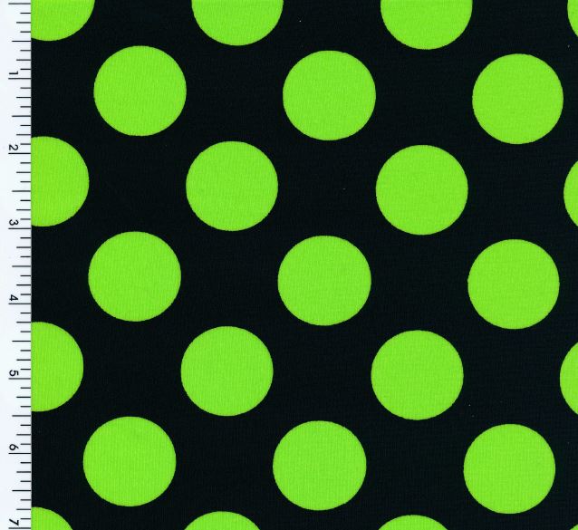 Printed Spandex Polka Dot Nylon Tricot