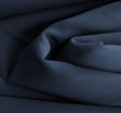 Double Georgette Polyester Fabric - Navy, Semi-Sheer, 44/45" Width (1 Yard)
