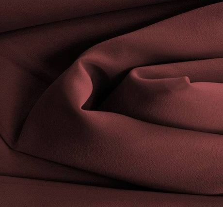 Double Georgette 100 Percent Polyester Fabric - Solid Cabernet, 58/60" Width