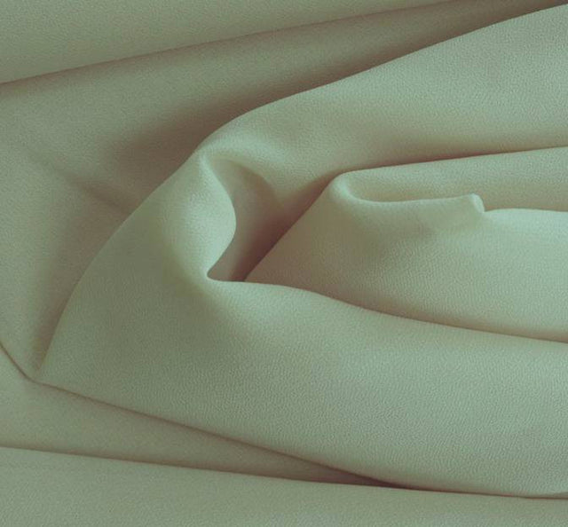 Double Georgette 100 Percent Polyester Fabric - Solid Sage, 44/45" Width (1 Yard)