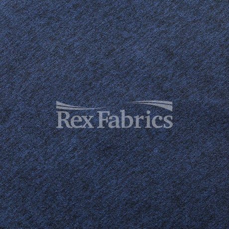 Double Moss Heather Polyester Spandex Fabric - Heather Solid, 58/60" Width, 280 GSM (1 Yard)