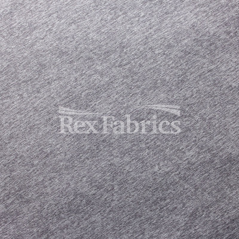 Double Moss Heather Polyester Spandex Fabric - Heather Solid, 58/60" Width, 280 GSM (1 Yard)