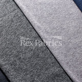 Double Moss Heather Polyester Spandex Fabric - Heather Solid, 58/60" Width, 280 GSM (1 Yard)