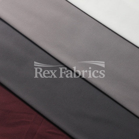 Double Peach Interlock Nylon Spandex Fabric - Multiple Colors, Solid, 58/60" Width, 230 GSM (1 Yard)