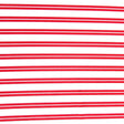 Swim Knit Nylon Spandex Double Red and White Stripe By The Yard