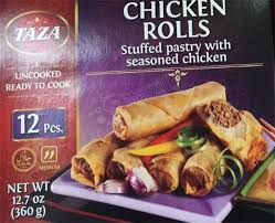 Taza Chicken Rolls 360 GM 12pcs