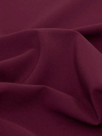 Stretch Crepe Burgundy