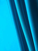 Turquoise Stretch Silk Satin