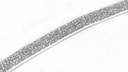 Metallic Elastic Trim 3/8" Gold Silver